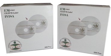 Tira magnética EM Strip CD/DVD Label. Caja con 200 piezas.